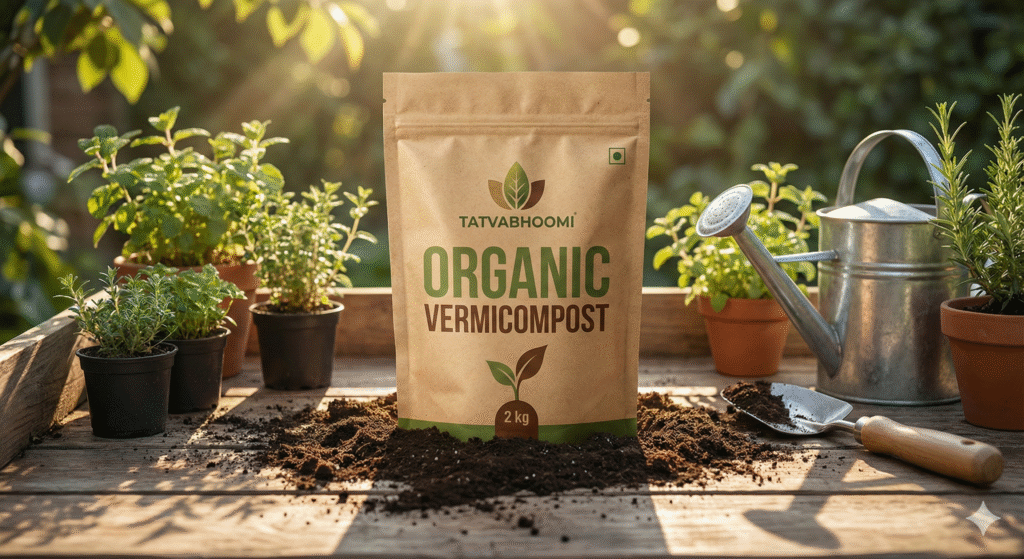 organic vermicompost – 2kg pack
