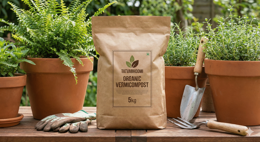 organic vermicompost – 5kg pack